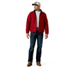 Ariat Mens Wylie Full Zip Jacket Red Dalia - 10079871