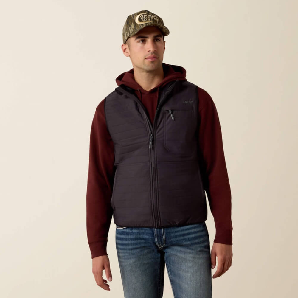 Ariat Mens Wylie Vest Obsidian - 10079256