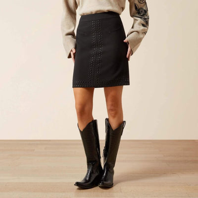 Ariat Womens After Party Mini Skirt Black - 10065991