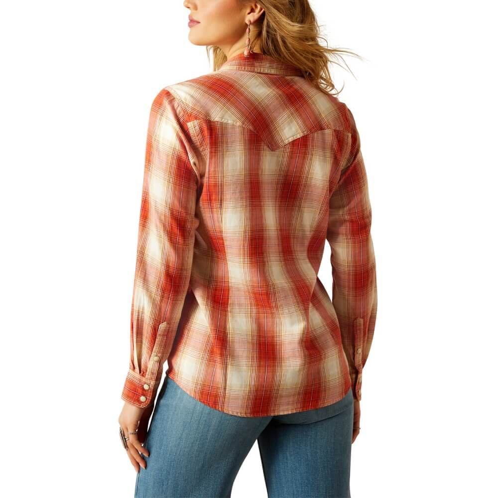 Ariat Womens Amara Shirt Peach
