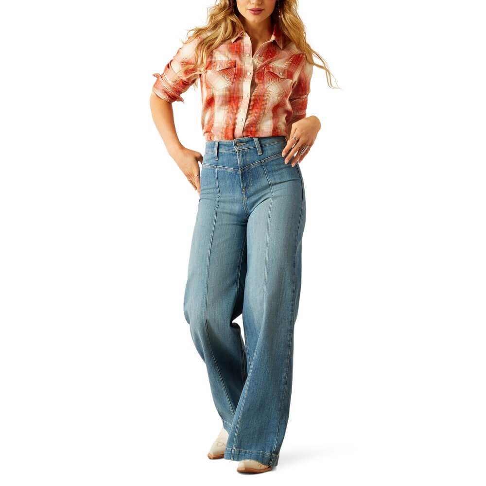 Ariat Womens Amara Shirt Peach