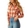 Ariat Womens Amara Shirt Peach