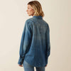 Ariat Womens Americana Denim Shirt Clinton - 10079845