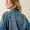 Ariat Womens Americana Denim Shirt Clinton - 10079845