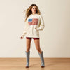 Ariat Womens Americana Hoodie Antique White - 10079553
