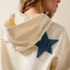 Ariat Womens Americana Hoodie Antique White - 10079553