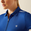 Ariat Womens Bandera Team Blue Polo Shirt