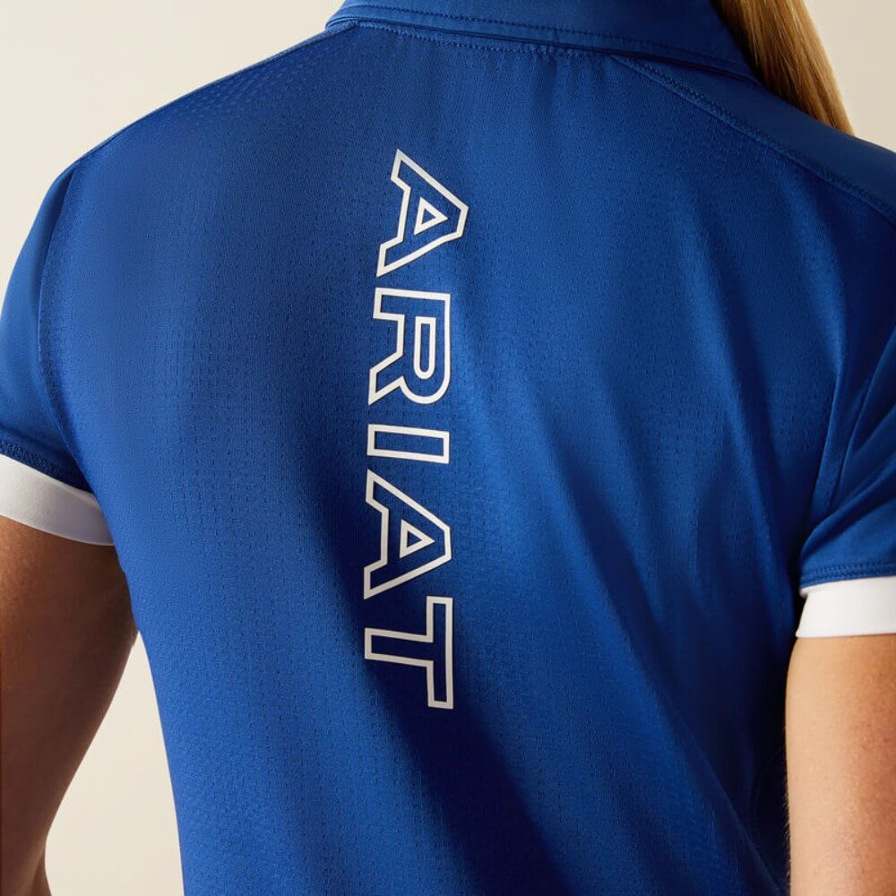 Ariat Womens Bandera Team Blue Polo Shirt