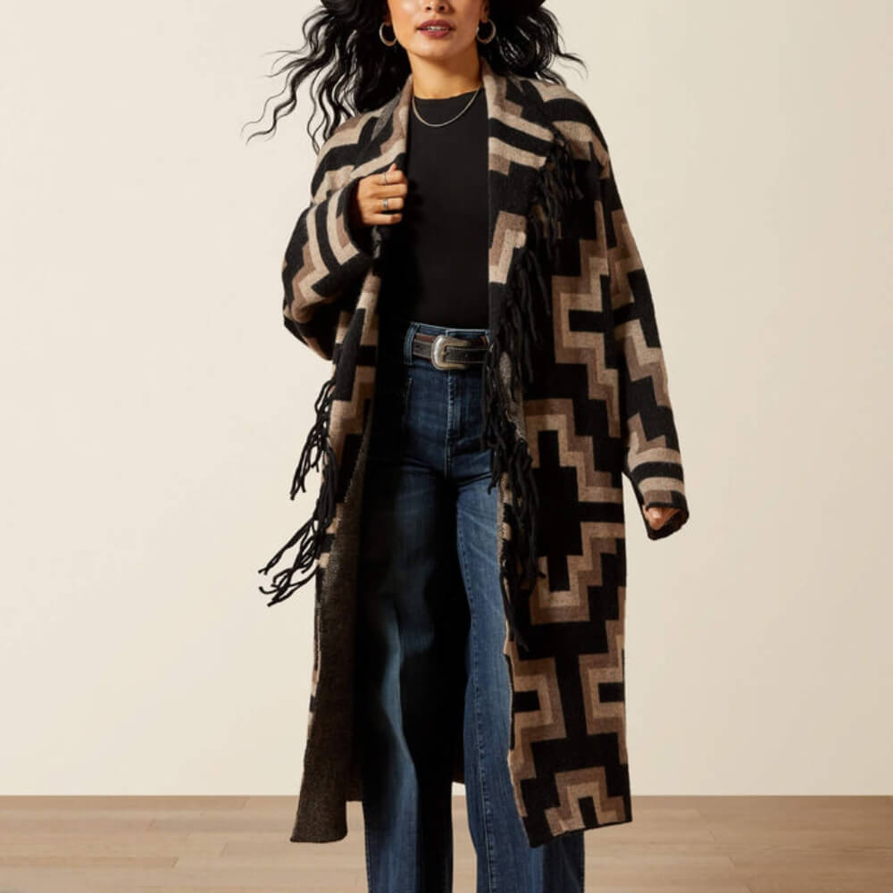 Ariat Womens Barrel Sweater Coat Nala Southwest - 10065949