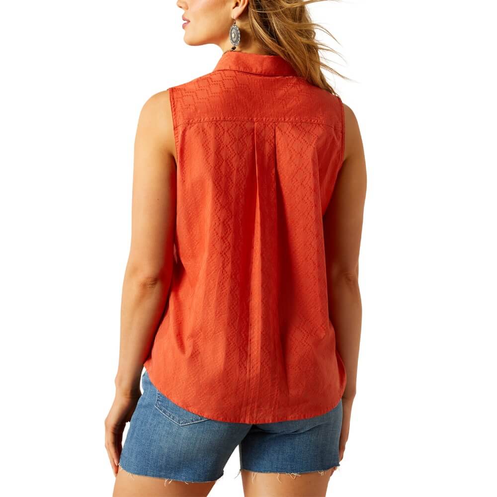 Ariat Womens Billie Chili Dobby Shirt