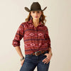 Ariat Womens Billie Jean Button Down Shirt Red - 10062674