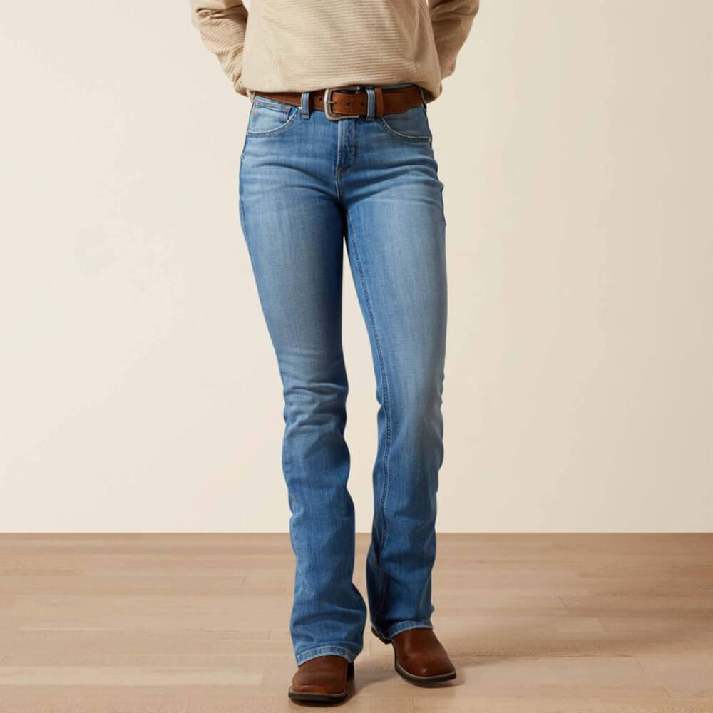 Ariat Womens High Rise Camellia Boot Cut Jeans Glendale - 10065880
