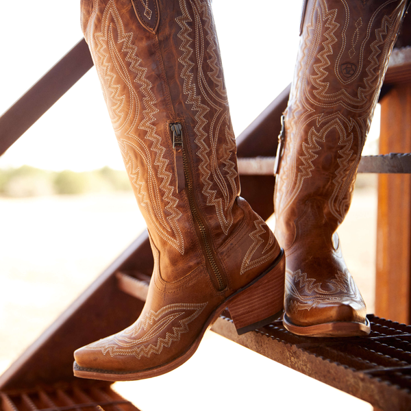 Ariat Womens Casanova Western Boots In Shades Of Grain