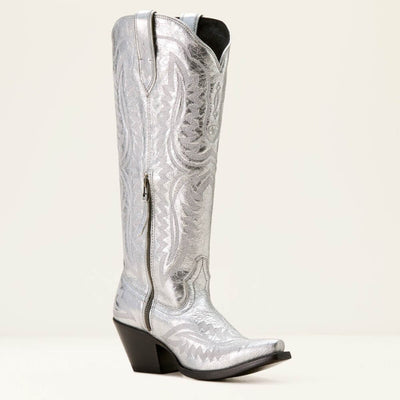 Ariat Womens Casanova X Toe Western Boots Silver Shine - 10053653