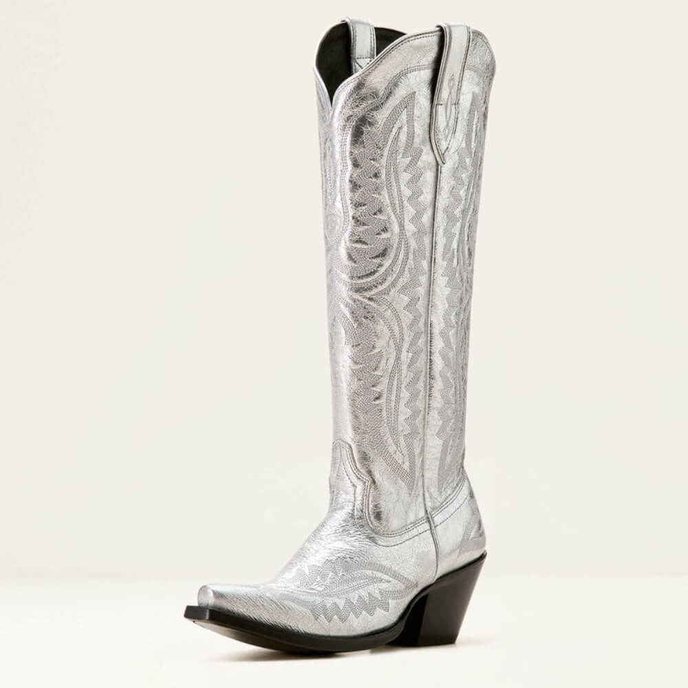Ariat Womens Casanova X Toe Western Boots Silver Shine - 10053653