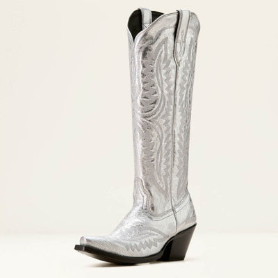 Ariat Womens Casanova X Toe Western Boots Silver Shine - 10053653