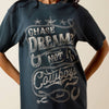 Ariat Womens Chase Dreams T-Shirt Midnight Navy - 10078382