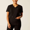 Ariat Womens Clara 6 Pocket Scrub Top Black - 10039716
