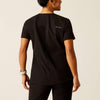 Ariat Womens Clara 6 Pocket Scrub Top Black - 10039716
