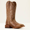 Ariat Womens County Lane Wide Square Toe Western Boots Natural Tan - 10074374