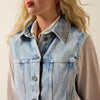 Ariat Womens Cowgirl Vest Denim Acid Wash - 10075608