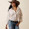 Ariat Womens Dazzle Shirt Cloud Dancer - 10073640