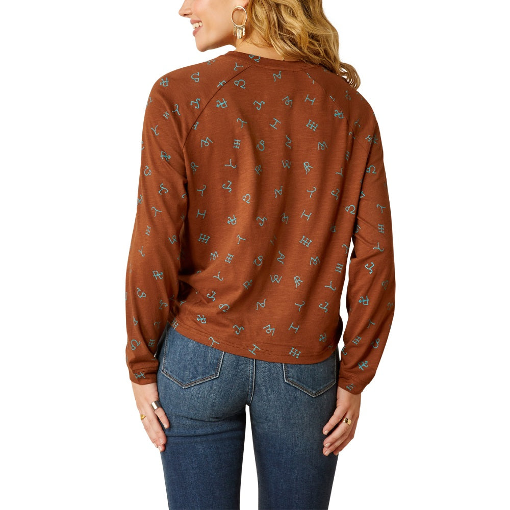 Ariat Womens Della Long Sleeve Blouse