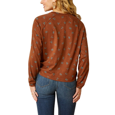 Ariat Womens Della Long Sleeve Blouse