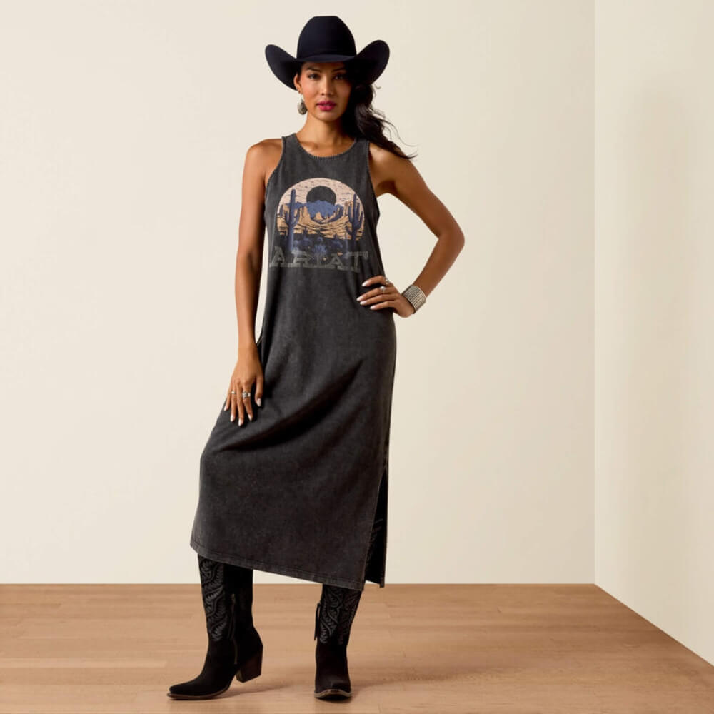 Ariat Womens Desert Mirage Dress Black Mineral Wash - 10073548