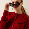 Ariat Womens Dolly Cardigan Savvy Red - 10080643
