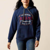 Ariat Womens Emblem Hoodie Dress Blues - 10065959