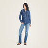 Ariat Womens Farriday Denim Shirt Bluelight - 10042258