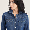Ariat Womens Farriday Denim Shirt Bluelight - 10042258