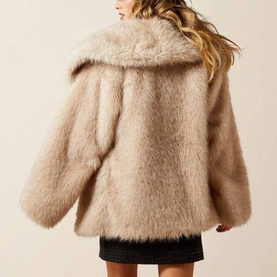 Ariat Womens Faux Fur Coat