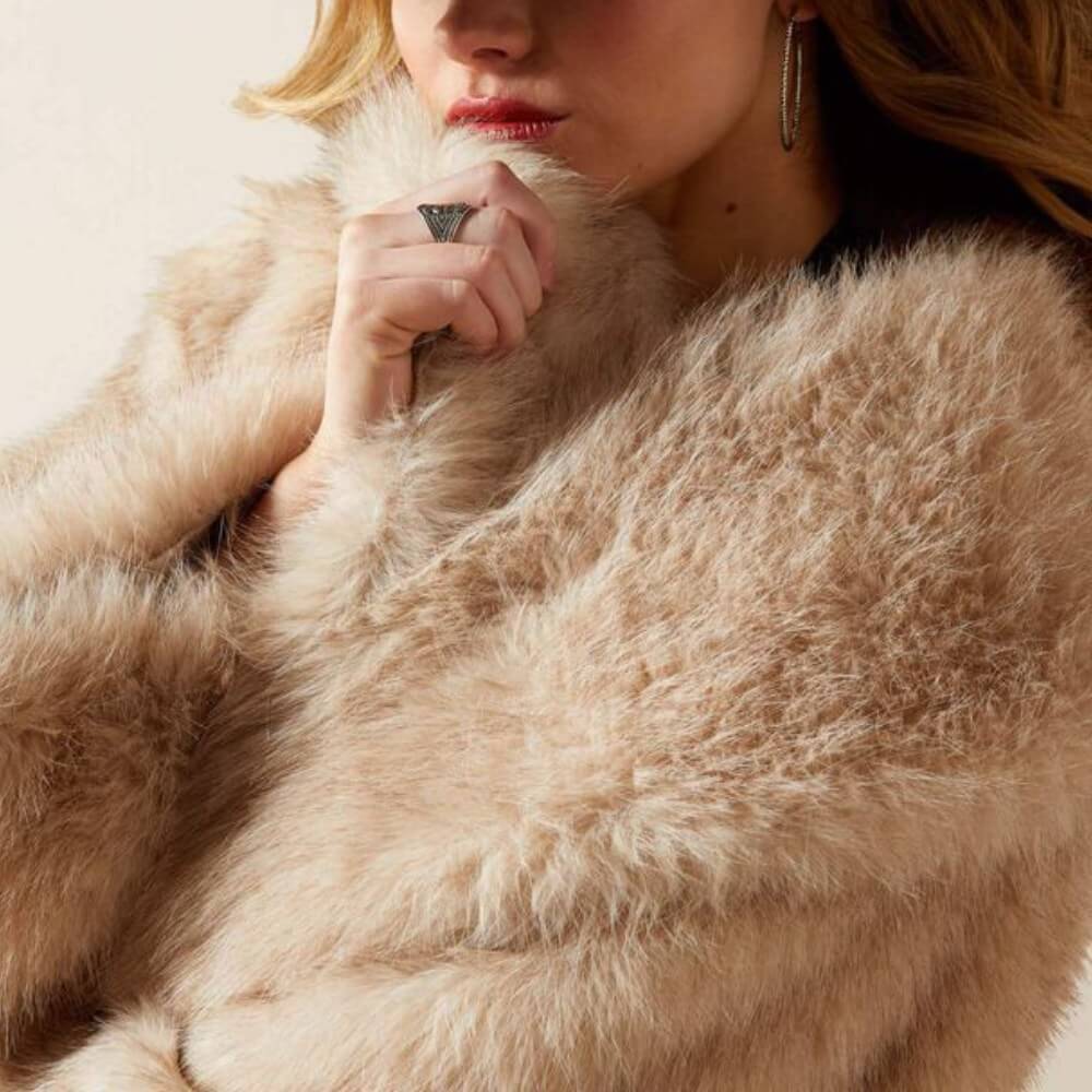 Ariat Womens Faux Fur Coat