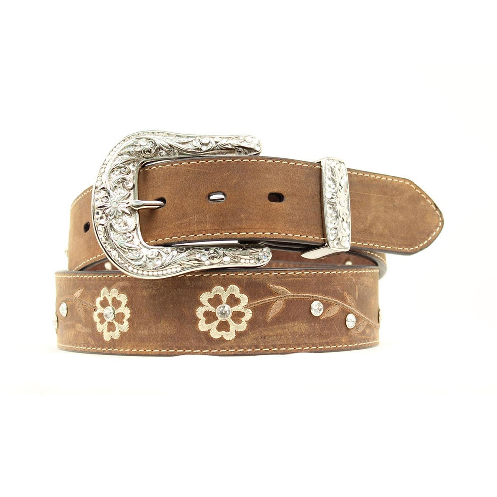 Ariat Womens Floral Rhinestone Concho Belt - A1510202