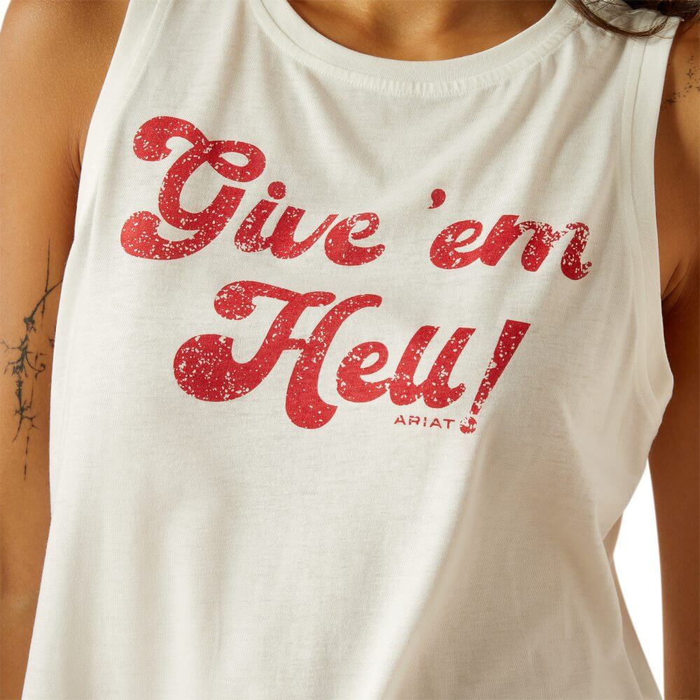 Ariat Womens Give Em Tank Top