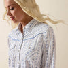 Ariat Womens Grace Western Snap Shirt Blossom Stripe - 10073486