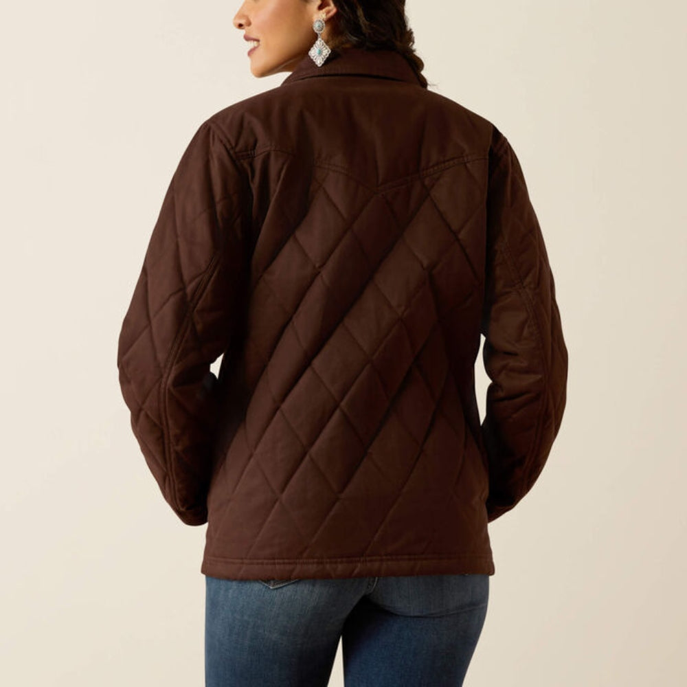 Ariat Womens Grizzly Quilted Barn Jacket