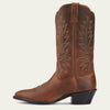Ariat Womens Heritage R Toe Western Boots Distressed Brown - 10001021