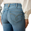 Ariat Womens High Rise Lorena Boot Cut Jeans