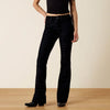 Ariat Womens High Rise Midnight Luxe Slim Trouser Jeans Croc Flock - 10080903