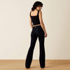 Ariat Womens High Rise Midnight Luxe Slim Trouser Jeans Croc Flock - 10080903
