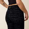Ariat Womens High Rise Midnight Luxe Slim Trouser Jeans Croc Flock - 10080903