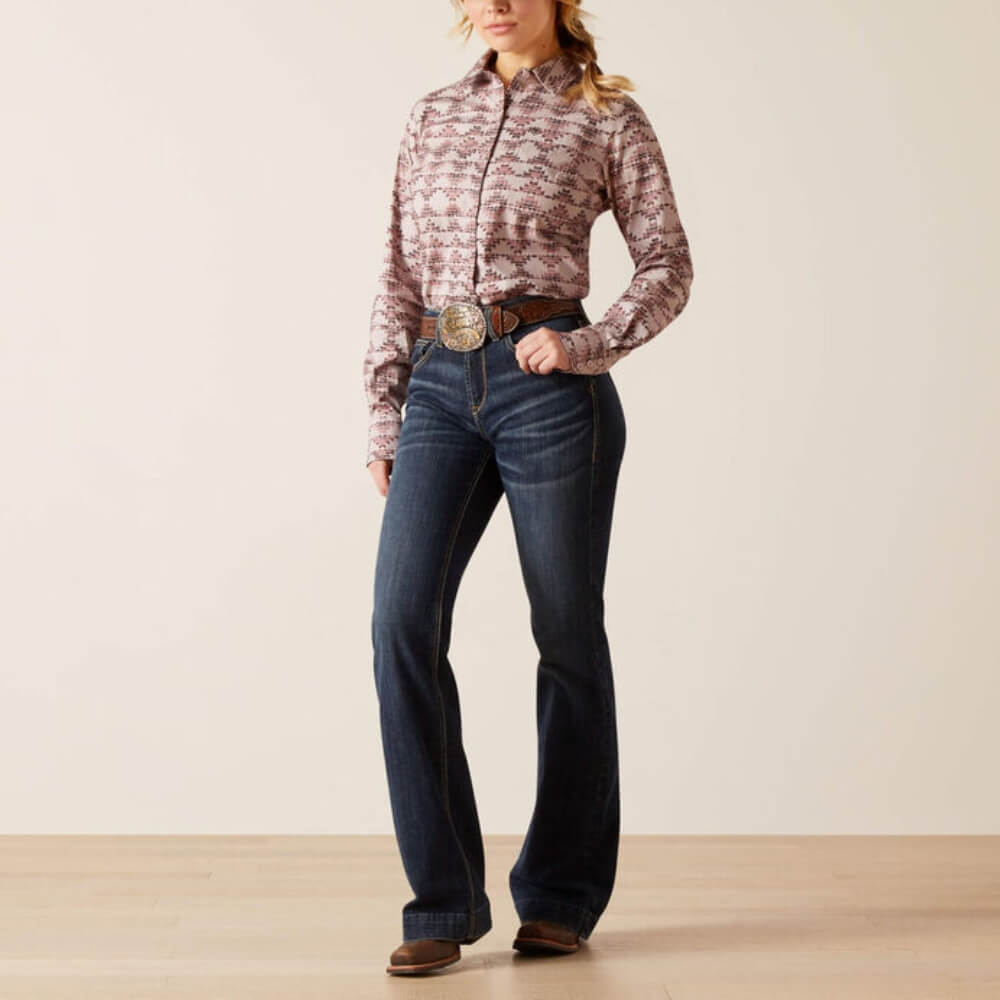 Ariat Womens High Rise Naz Slim Trouser Jeans Florida - 10047324