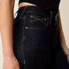Ariat Womens High Rise Quinn Boot Cut Jeans Rinse - 10080827