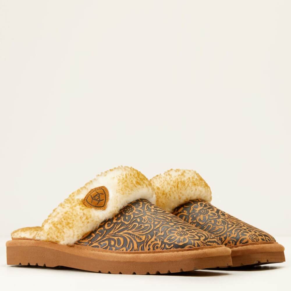 Ariat Womens Jackie Exotic Embossed Slippers
