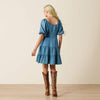 Ariat Womens Juliet Dress Light Wash Indigo - 10071132