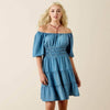 Ariat Womens Juliet Dress Light Wash Indigo - 10071132