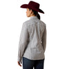 Ariat Womens Kirby Long Sleeve Shirt Black/White Stripe - 10080659